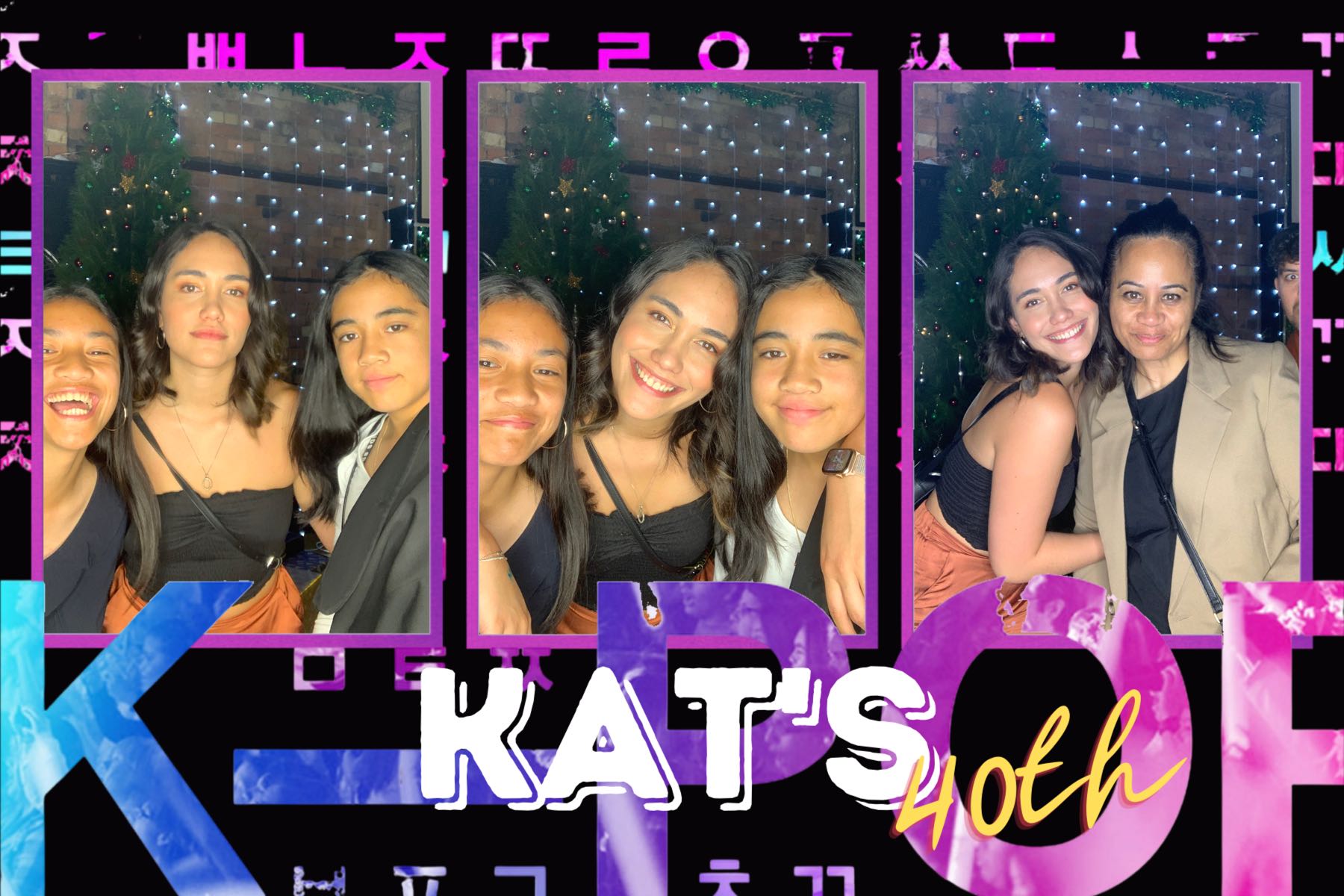 Kat's 40th | View more photos from the event at gallery.photobooth.co.nz/u/SelfieCentral/Kats-40th